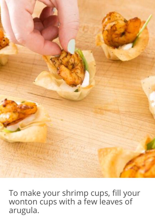 Make Chili-Lime Shrimp Cups. #SummerVibes