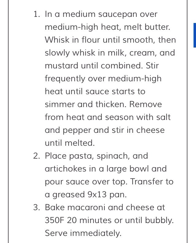 Spinach And Artichoke Dip Mac N Cheese