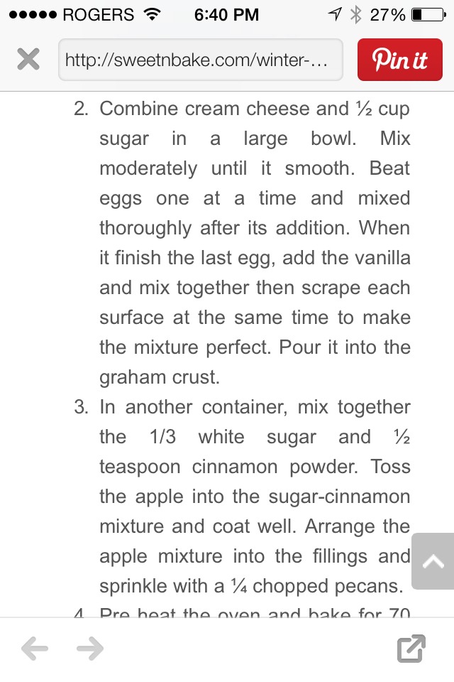Winter Apple Cheesecake