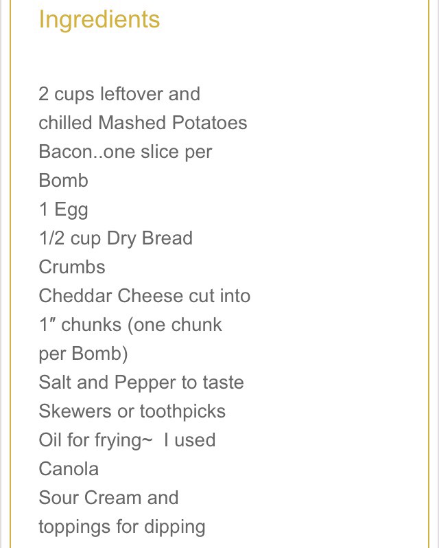 Mashed Potato Bacon Bombs! 😋👌💣