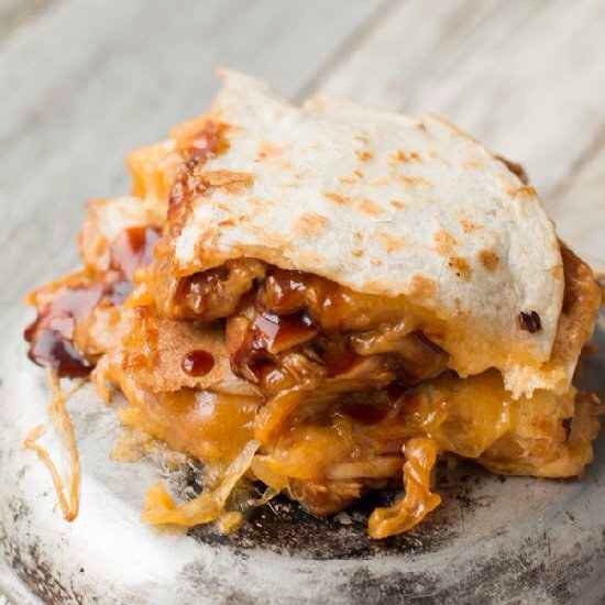 c. Teriyaki Chicken Quesadilla