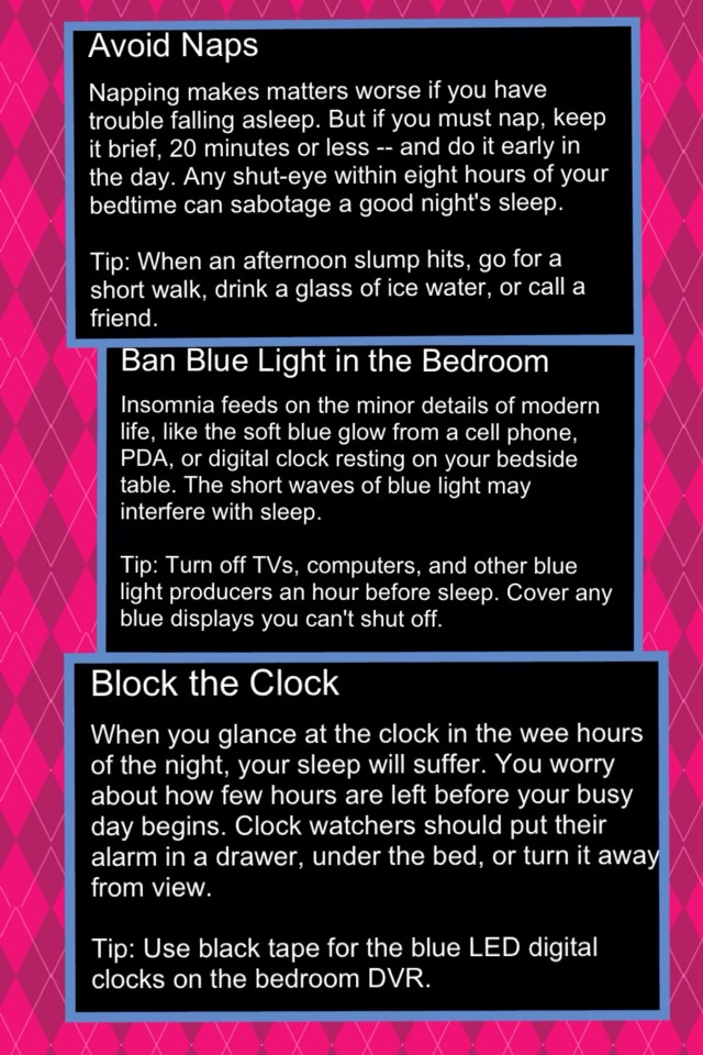 20 Tips For A Great Nights Sleep