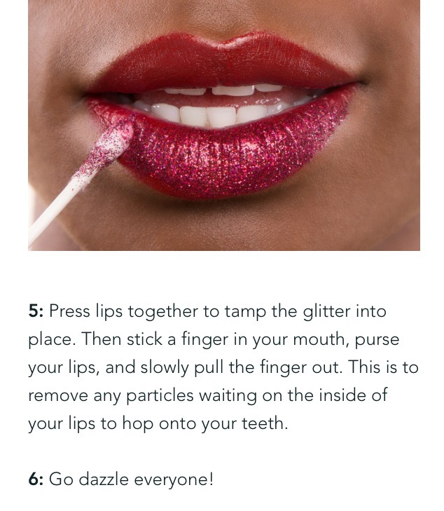Dazzling Glitter Lips ! 