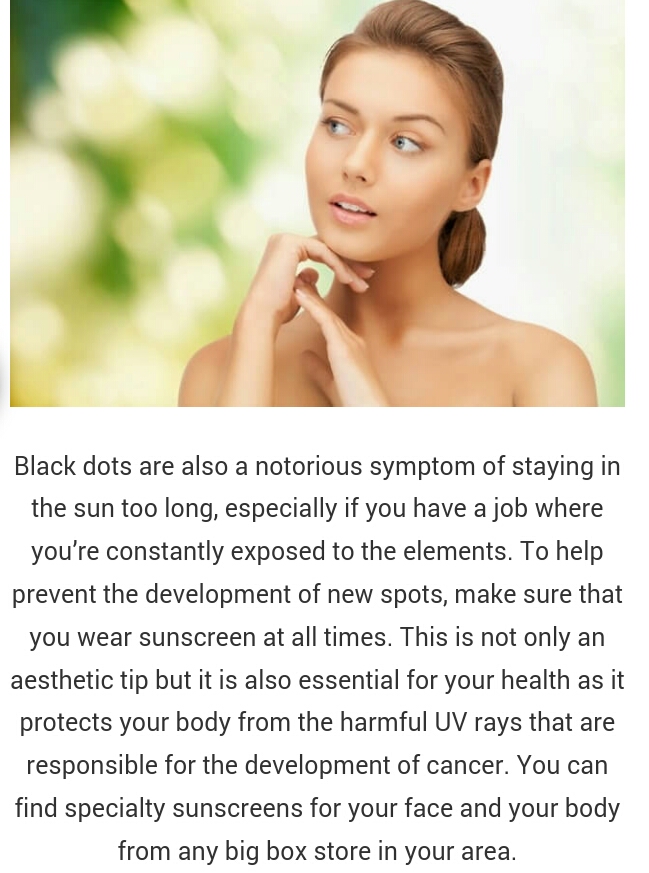 FAST GET RID OF DARK SPOTS 
