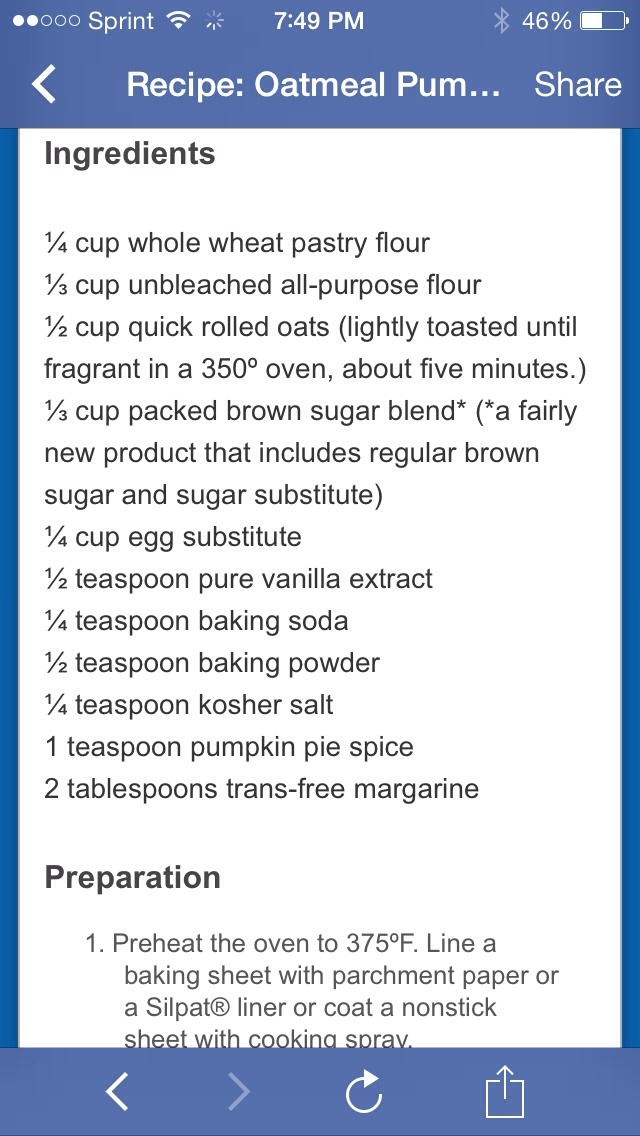Oatmeal Pumpkin-spice Cookies