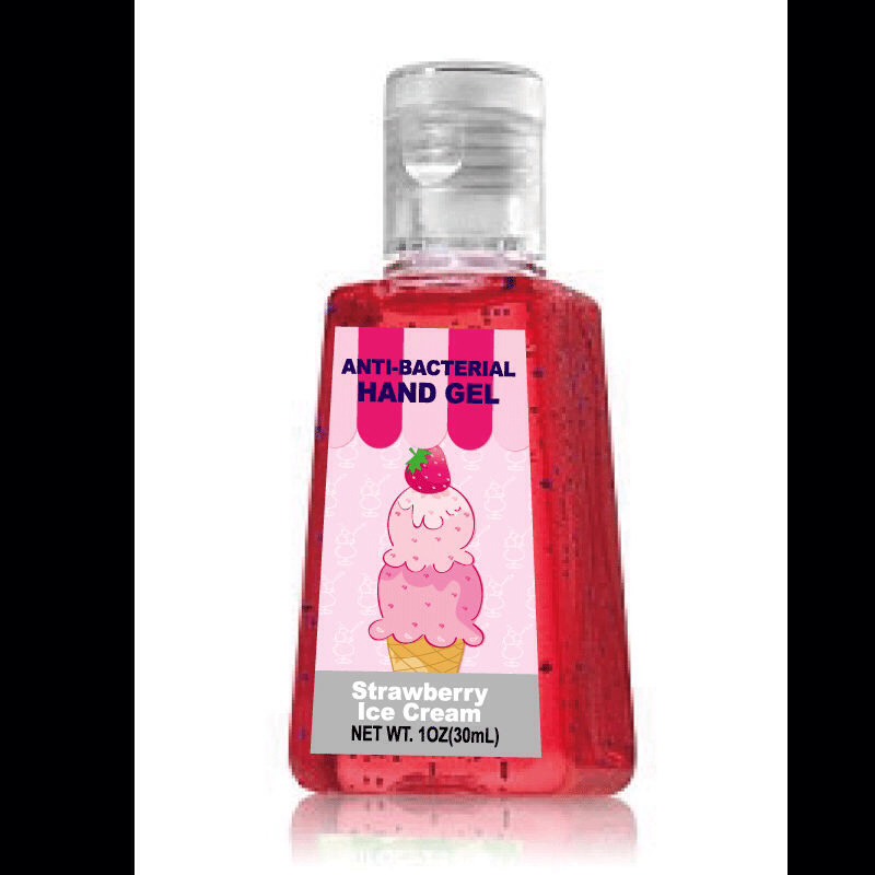 Hand sanitizer. To get the germs away or if you don't have time to wash your hands.