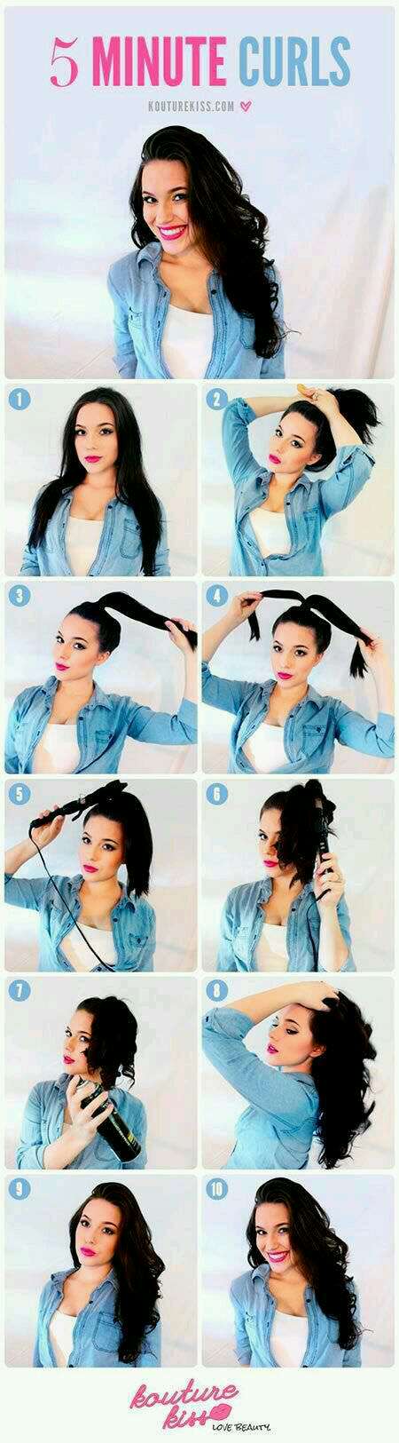 got to try hair tutorials- step by step