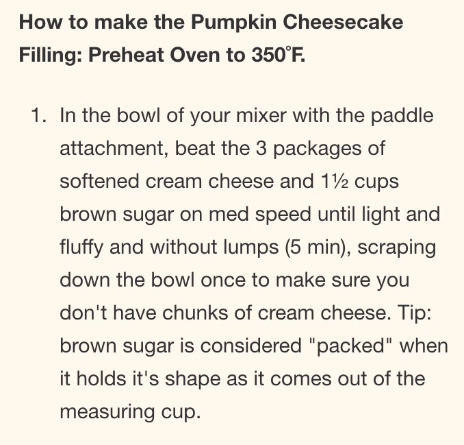 Pumpkin Cheesecake Recipe 