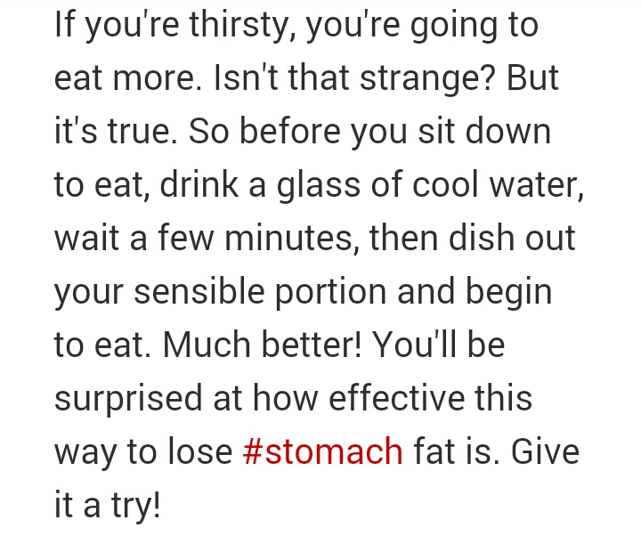 50 Ways To Lose Stomach Fat Fast! Part 1