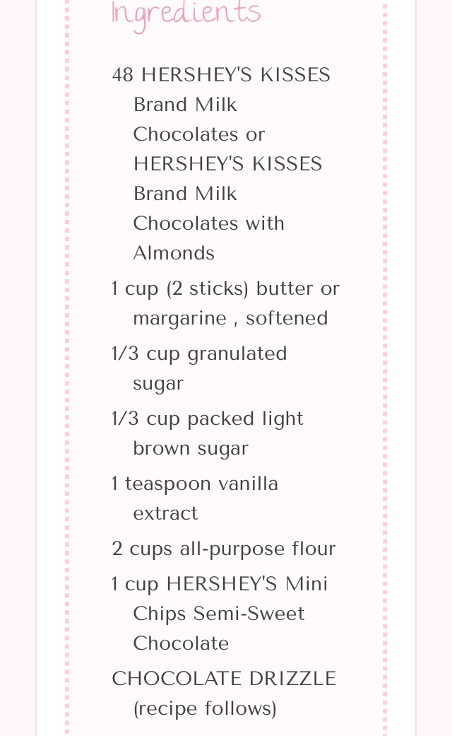 Perfect Holiday Cookie!!!! Kisses Chocolate Chip Cookies! 