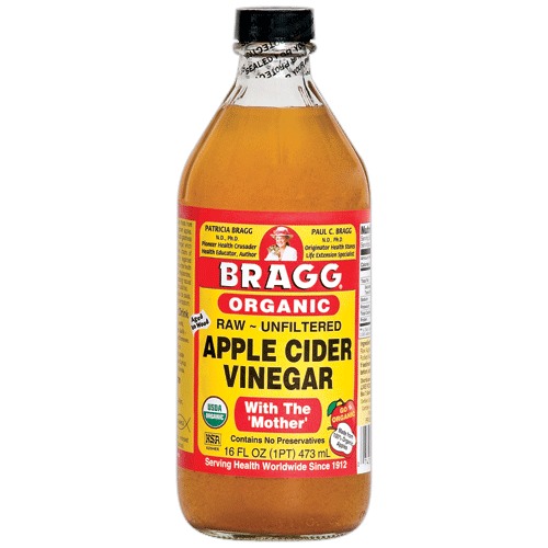Lastly always use organic ACV