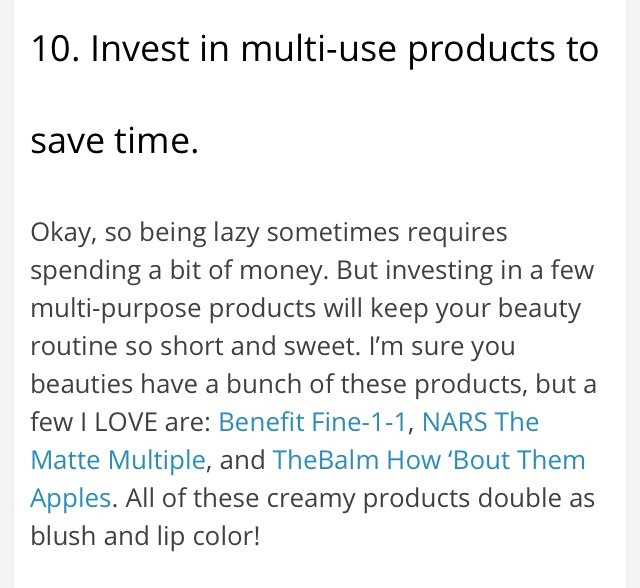Effortless Lazy Girl Beauty Hacks