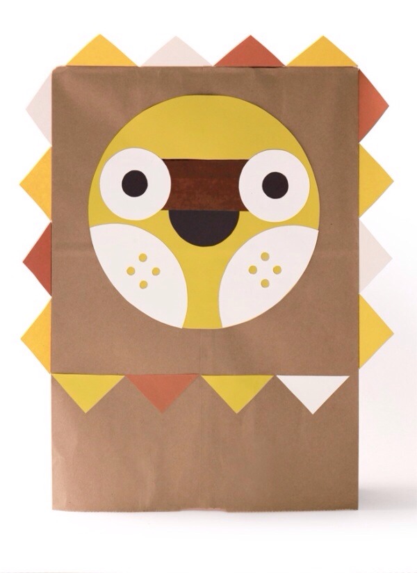 Paper bag head.