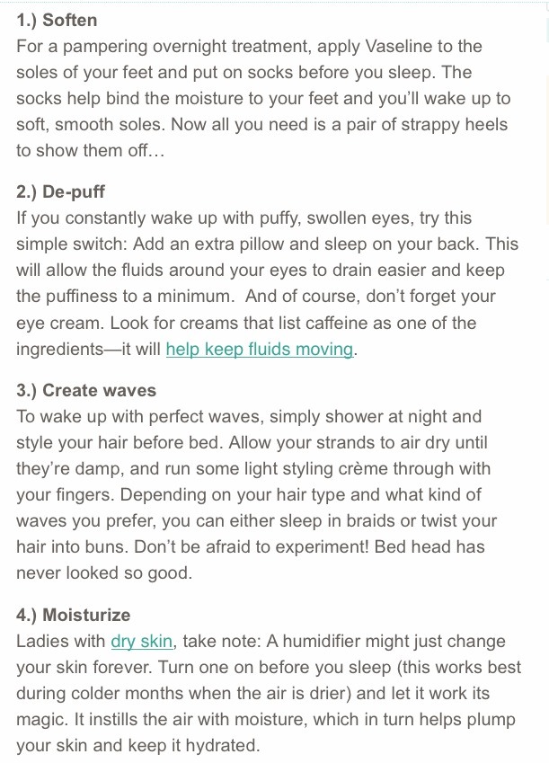 Overnight Beauty Secrets 🌙
