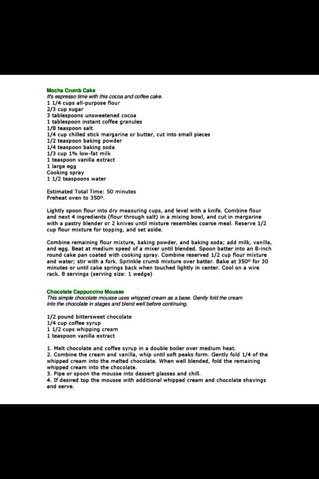 Every Single Starbucks Recipes