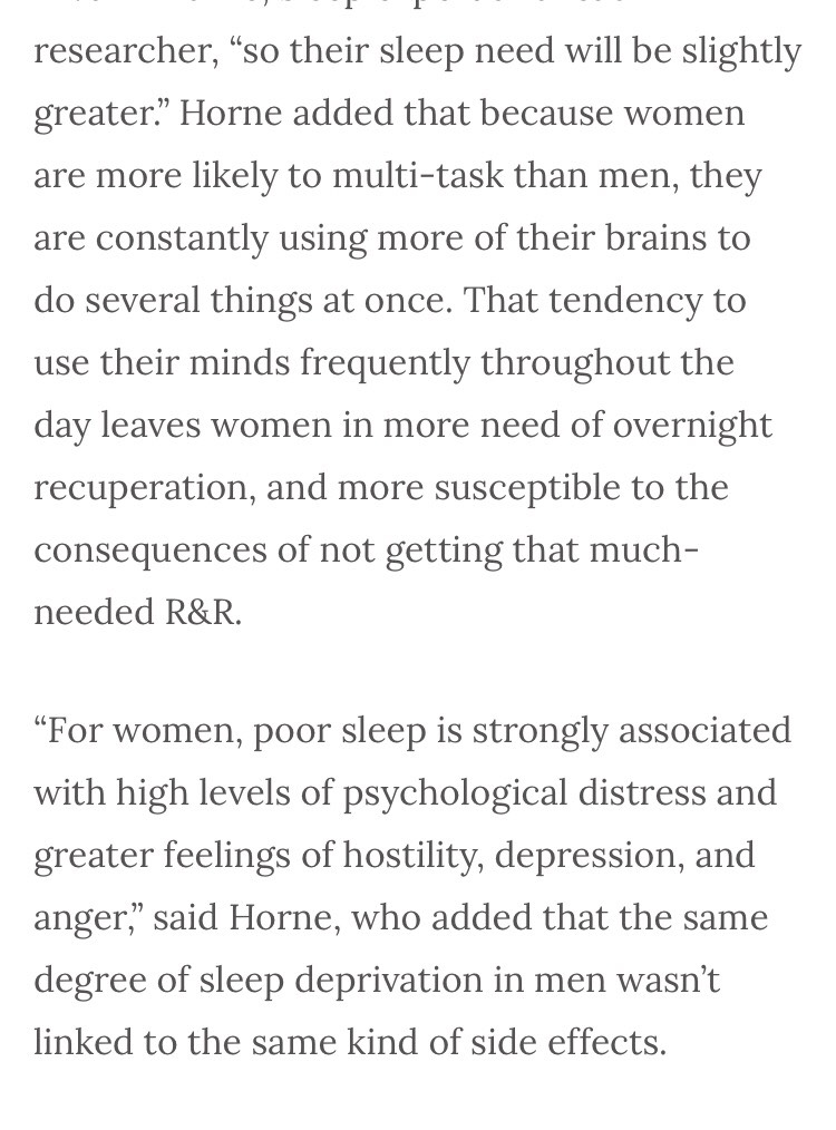 Here's Why Women Need More Sleep Than Men Do 