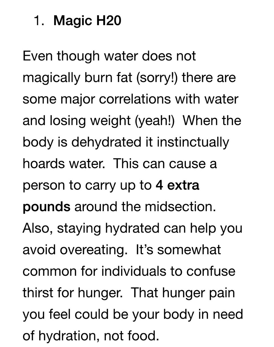 8⃣ Tips For A Flatter Belly Without Any Diet Or Exercise. 🍶