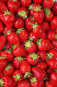 Strawberries - lowers bad cholesterol, gives you vitamin C and antioxidants, good source of fiber 