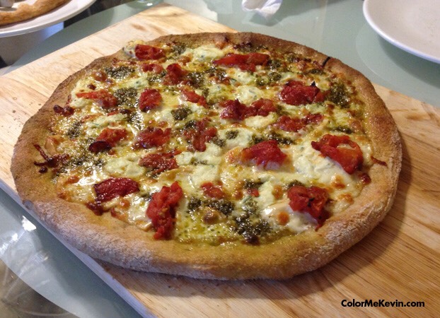 18. Smoked Mozzarella Make Herb Pizza top herbs with 1 minced garlic clove and 6 ounces sliced smoked mozzarella, then bake until crisp. Add 3/4 cup ricotta and grated Parmesan; bake until melted.