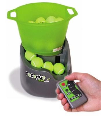 13. GoDogGo Automatic Ball Launcher
Load up several balls into the machine, sit back and launch them with a remote control!
$139.99 See it in action!