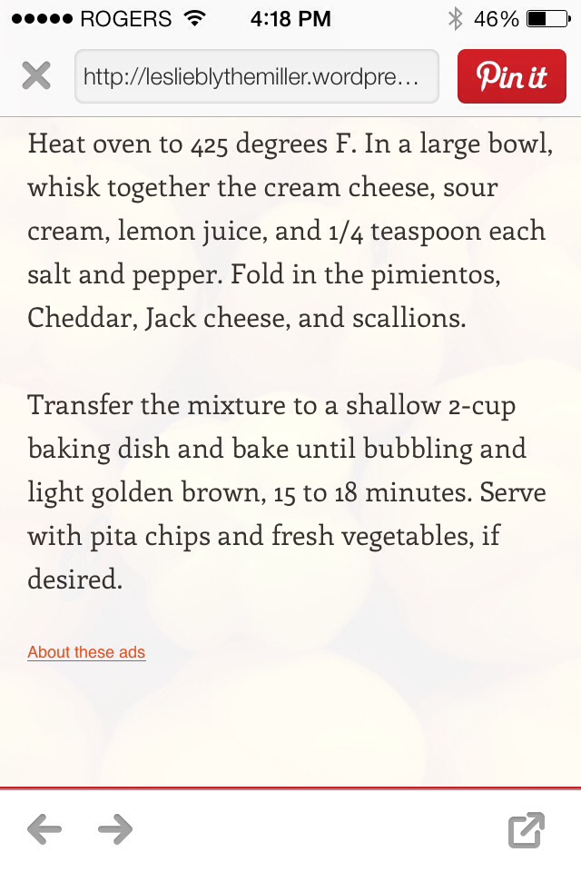 Hot Pimento Cheese Dip!