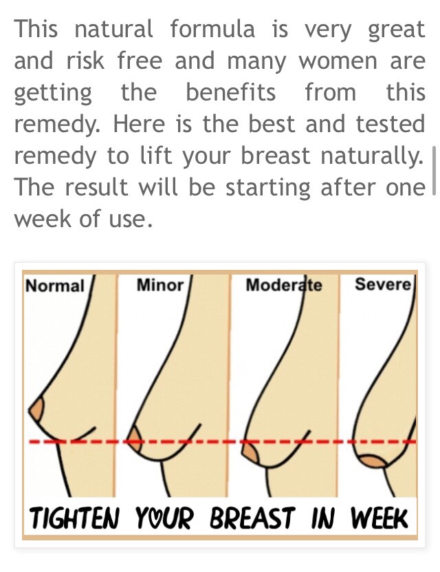 "TIGHTEN YOUR BREAST IN A WEEK!"