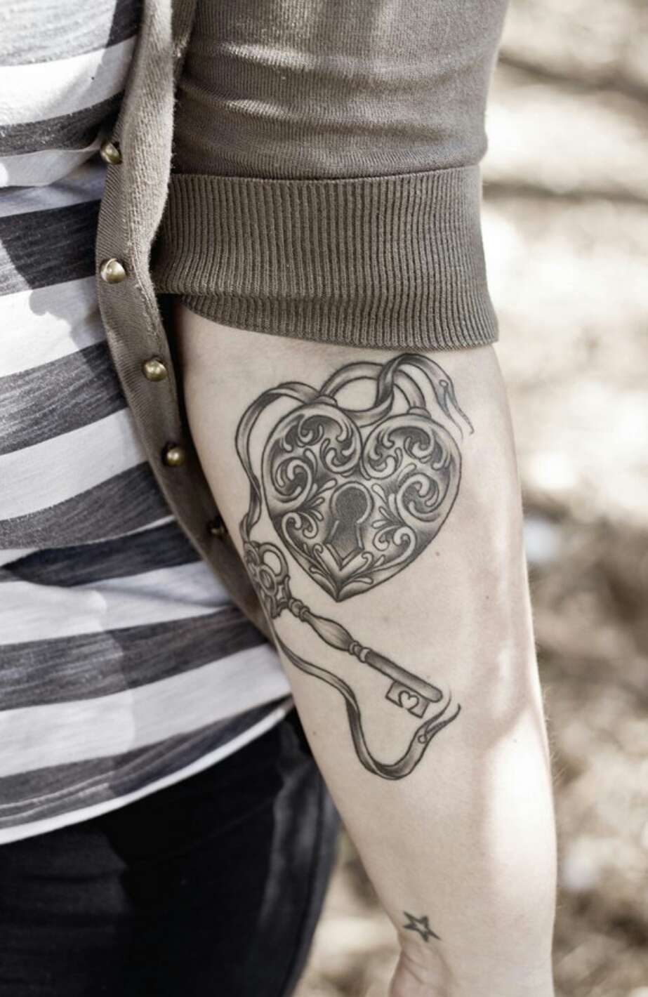   Lock And Key Tattoos!!!!