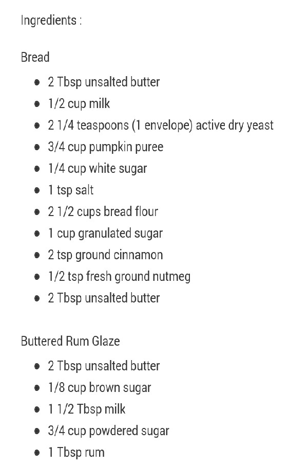 Cinnamon Pumpkin Bread!