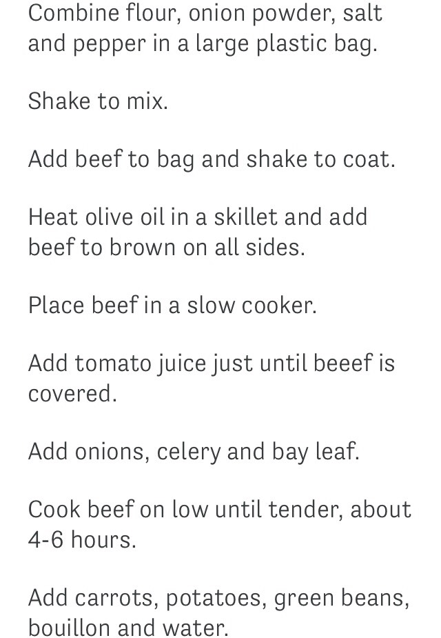 Slow Cooker Beef Stew