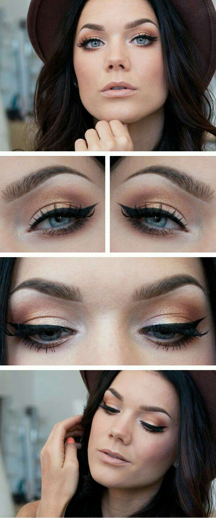 beautiful  fall and winter makeup 