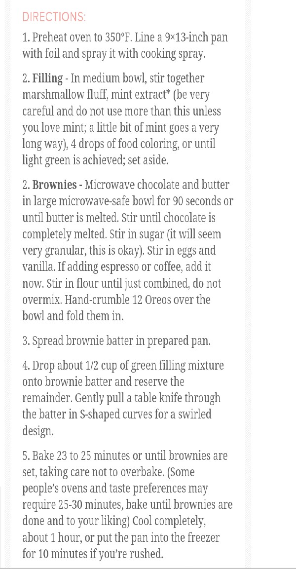 Triple layer fudgy mint oreo brownies!!