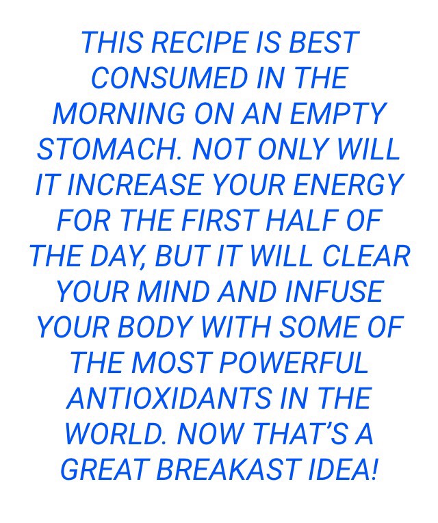 HOW THIS SMOOTHIE CAN CHANGE YOUR LIFE!