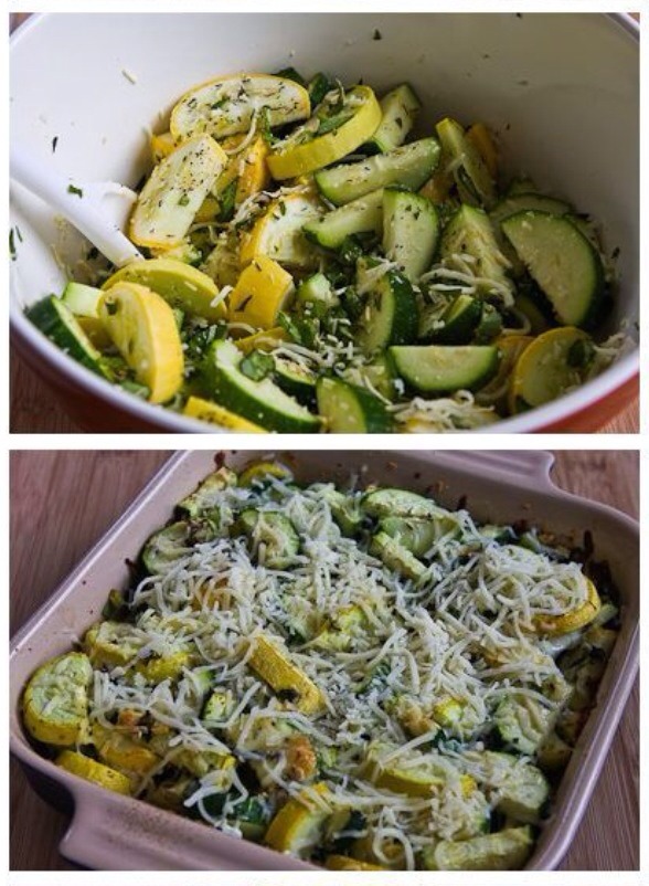 Easy Cheesy Zucchini Bake!! 