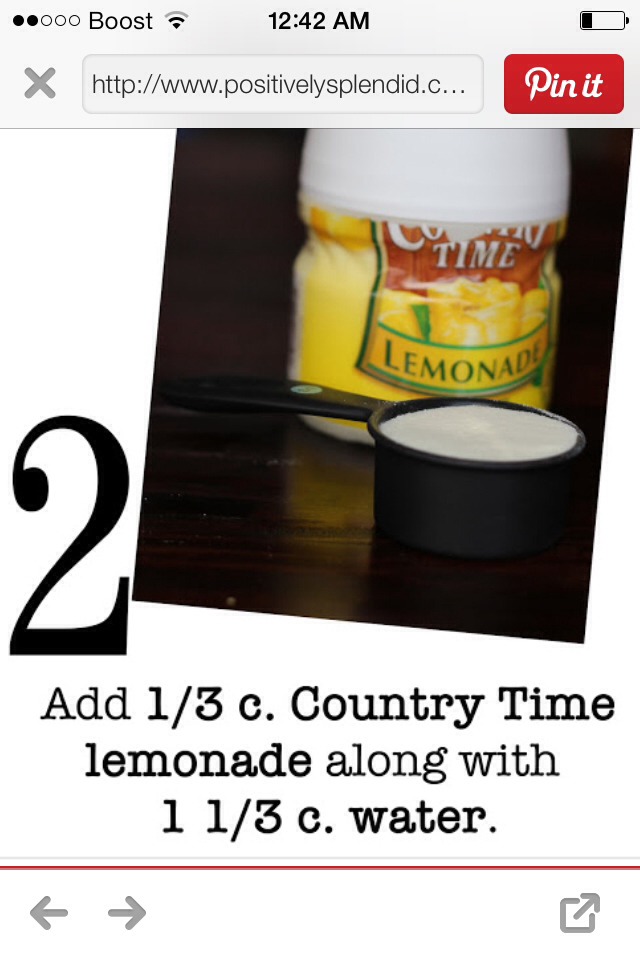 Add some lemonade 