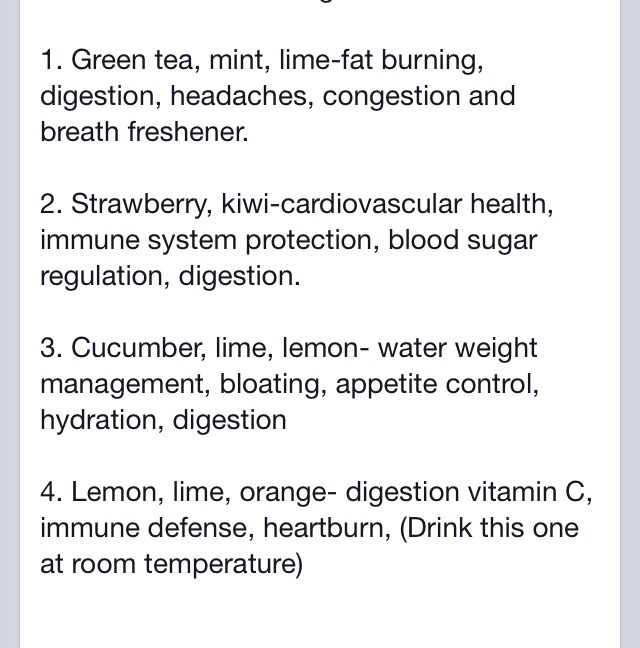 Detoxing Fruit Infused Waters