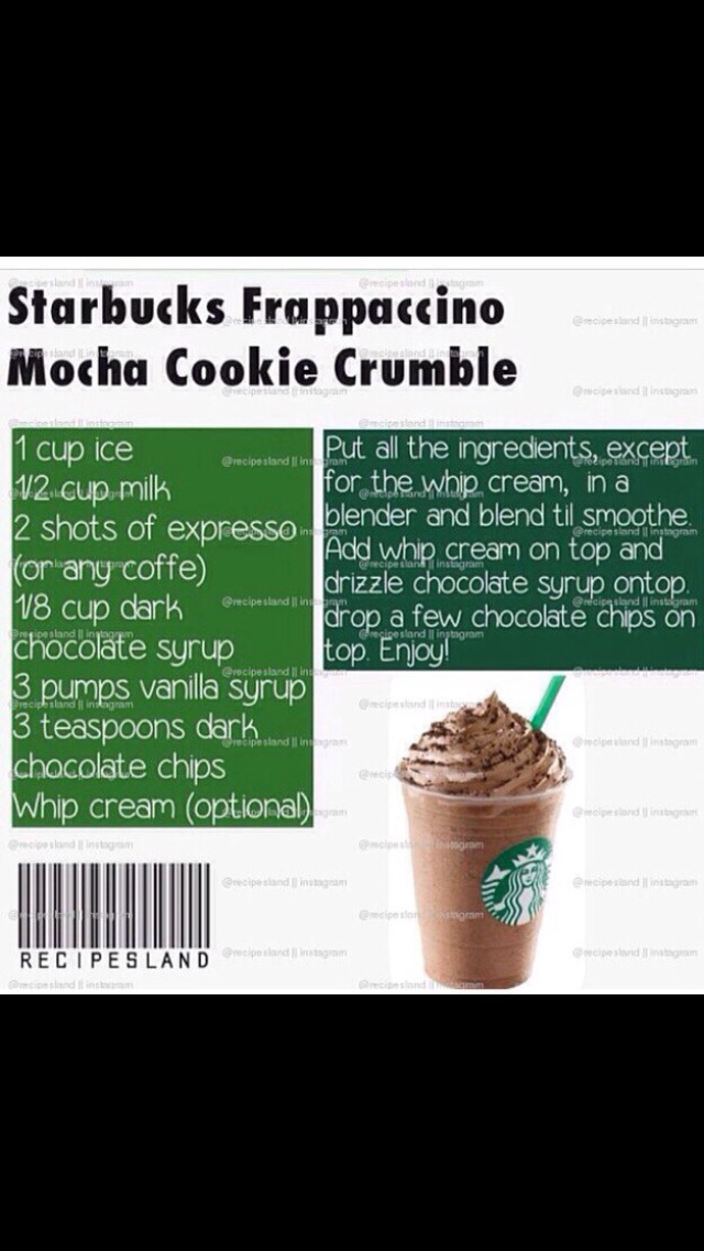 Homemade Starbucks Drinks 