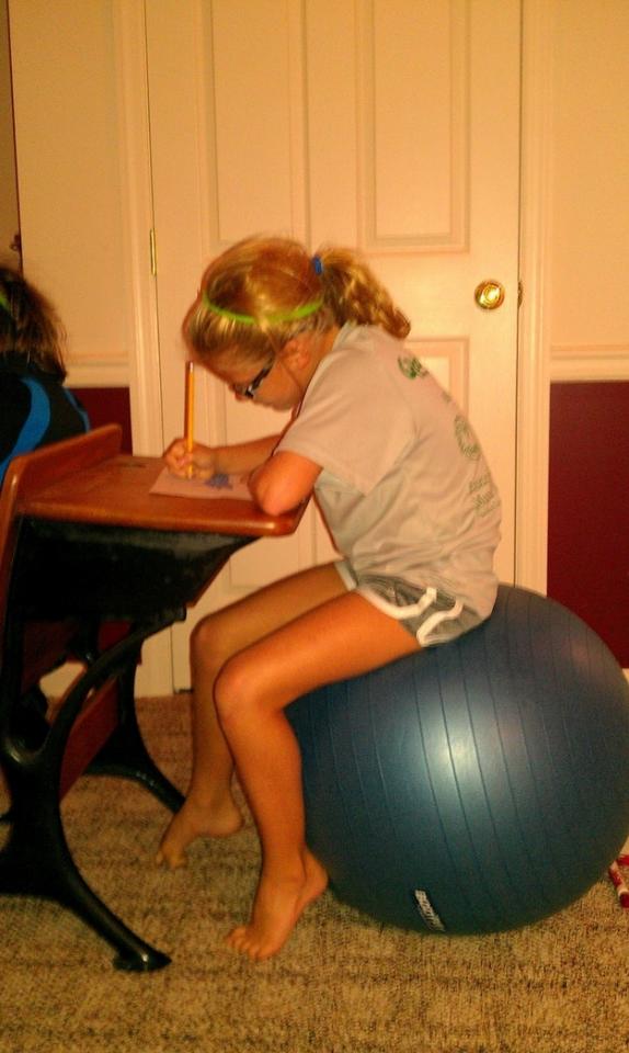Put fidgety kids on an exercise ball and they’ll concentrate better.
A pinner says: “This really does work — It does wonders!” Could this be the Adderall substitute you’ve been looking for??
