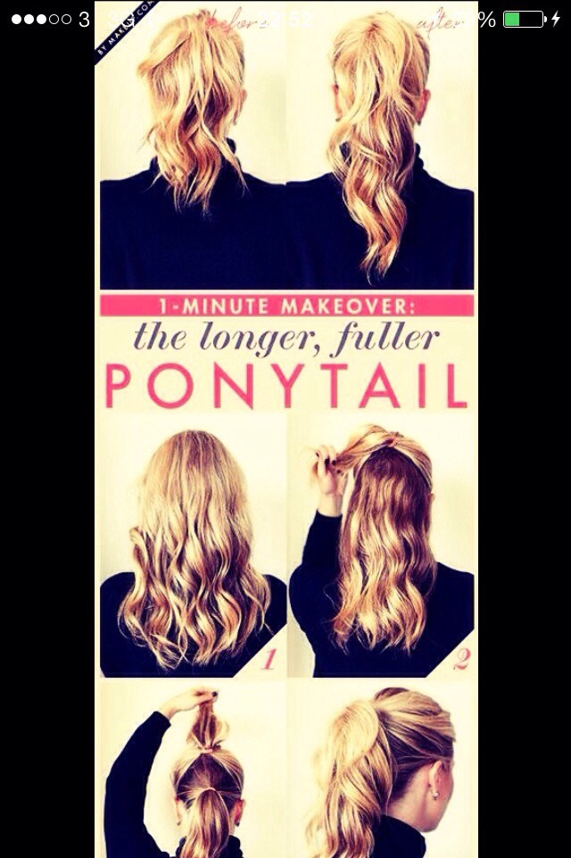 9 Cute Hair Styles Anyone Can Do In 2 Minutes Or Less. 