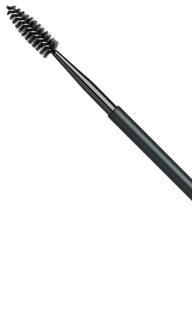 Spray some hairspray on an eyelash brush and comb your eyebrows out in the direction of the hair growth. This will set your eyebrows in place just like hairspray does for your hair!