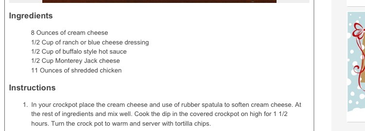 Buffalo Chicken Dip