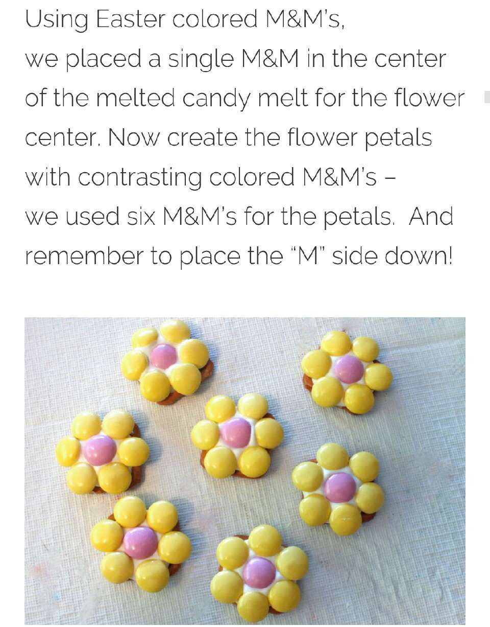 Flower Pretzel Bites!!!