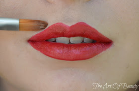 seven steps for perfect red lip