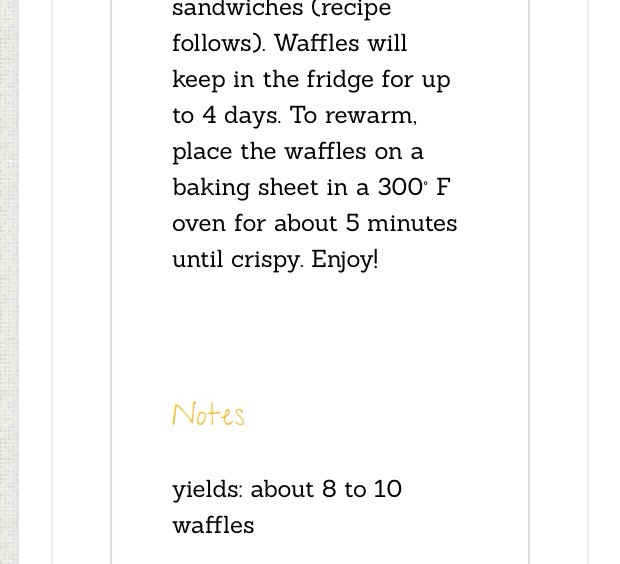 Amazing Bacon Cheddar Green Onion Waffle Sandwiches 