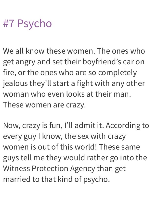 ✨9 Types Of Women, Men Don't Want To Marry✨