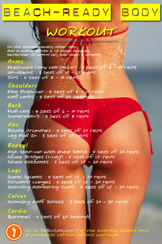 7 Beach Ready Body Workouts