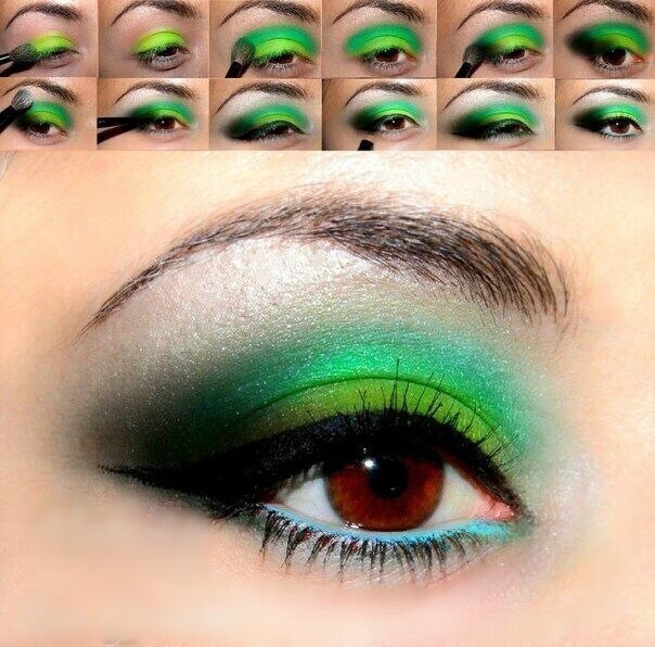 Beautiful Green Eye Shadow Look😍❤️✅