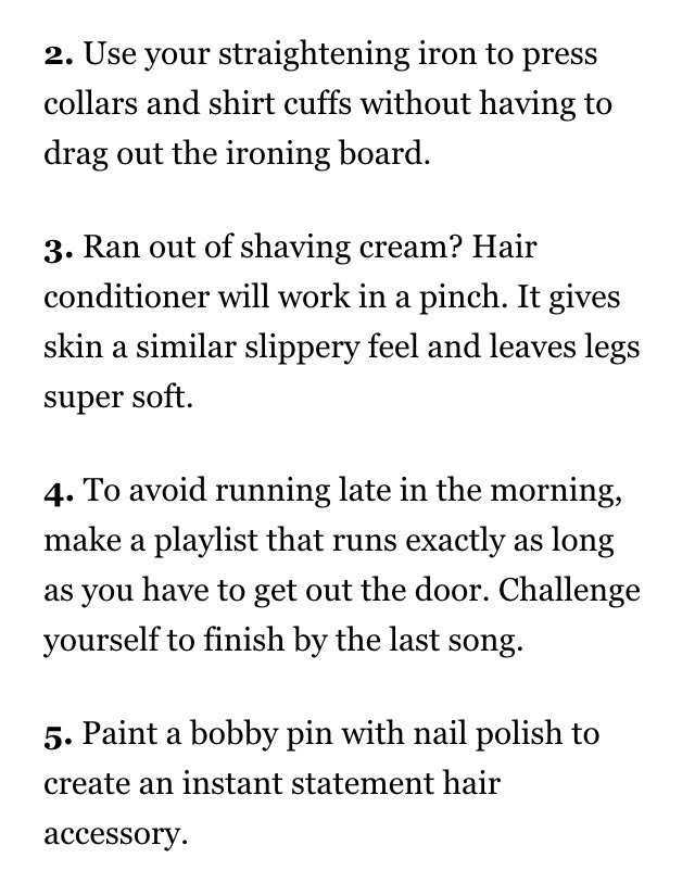 20 LIFE HACKS FOR YOUR BEAUTY ROUTINE!