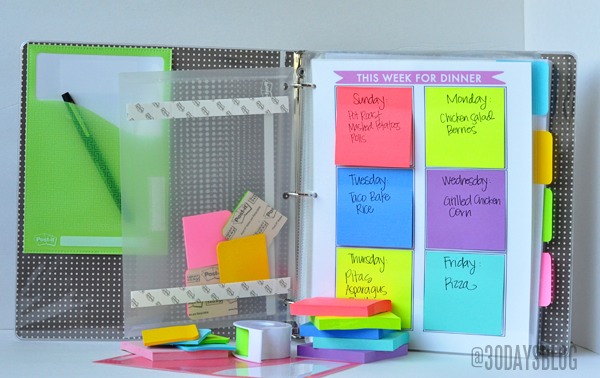 Great Idea For Organizing Everything Family Related, Babysitter Info, School Info, Bills, Etc...