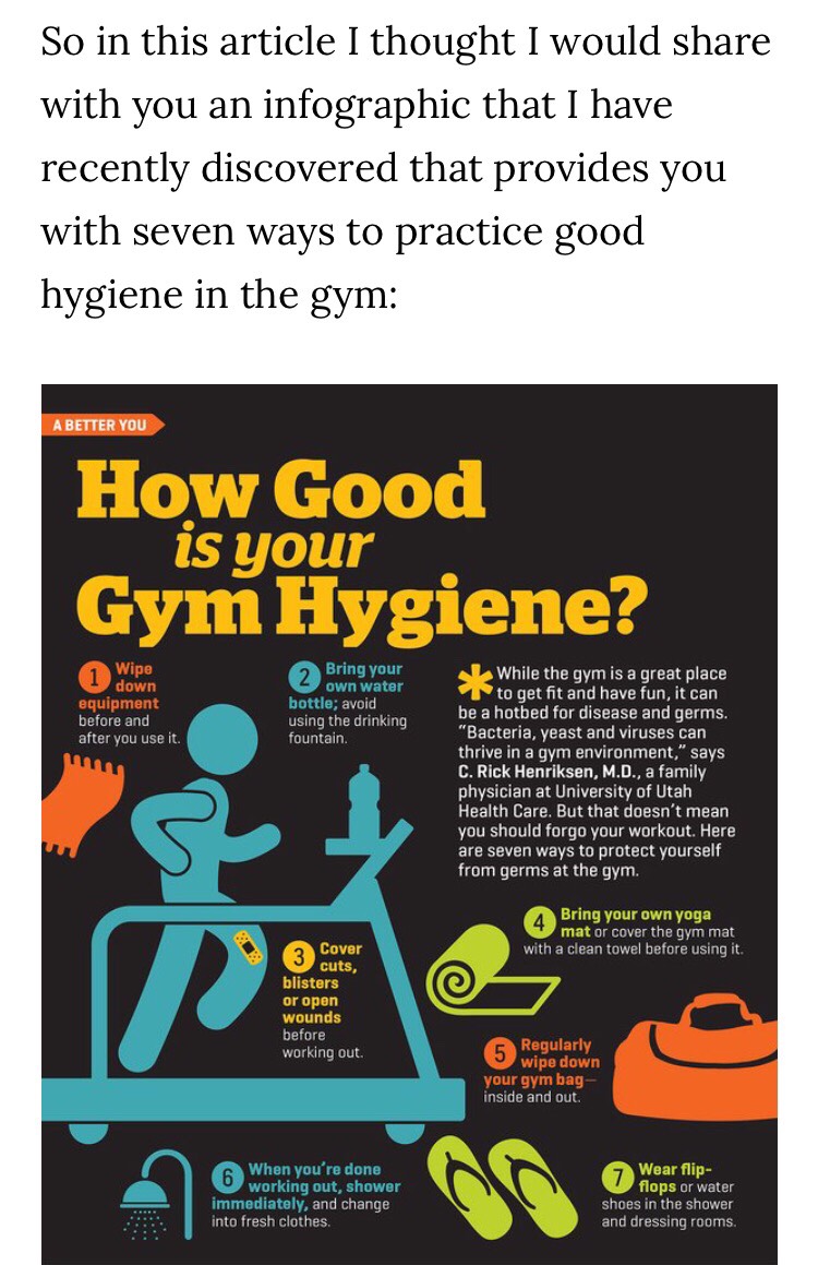 7 Useful Gym Hygiene Tips
