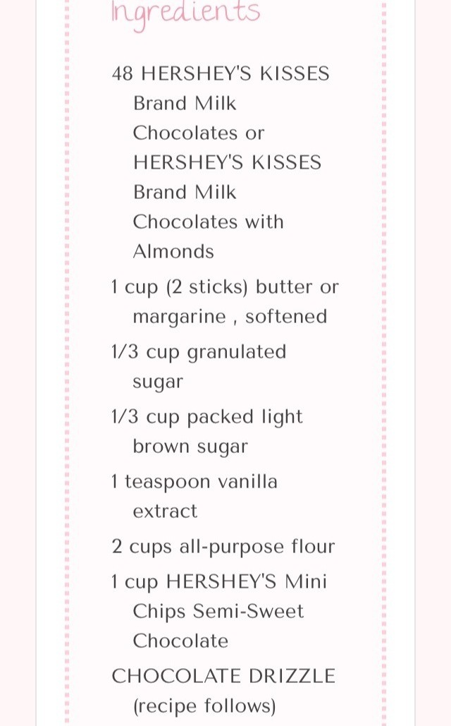Hershey Kiss Cookies 🍪